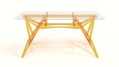 Tavolo Ir_reale Omaggio a Carlo Mollino di Alessandro Guerriero per Alchimia