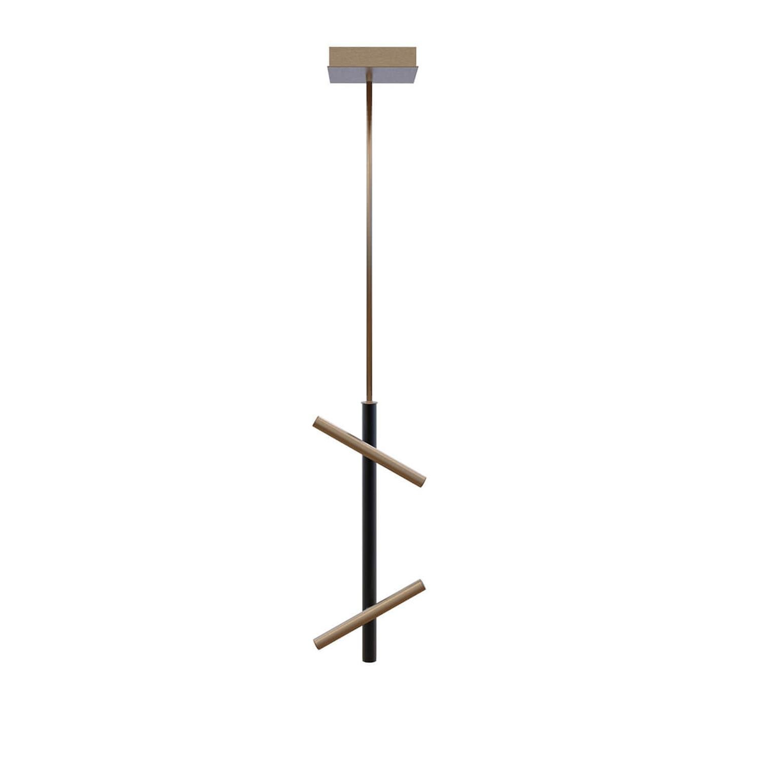 Modern Irregular Ceiling Brass Metal Adjustable Lamp For Sale