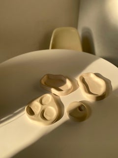 Irregular Chunky Tray Unique Oval Ceramic Plate Modern Ring Dish Trinket