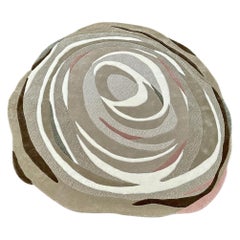 Irregular Circular Shape in Grey Neutral Color bu RAG HOME