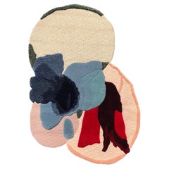 Tappeto contemporaneo di forma irregolare A. Winter Rose Rag Home