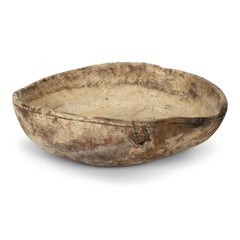 Irregular-Shaped Hand-Carved Swedish Root Bowl