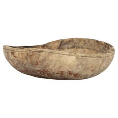 Irregular-Shaped Hand-Carved Swedish Root Bowl