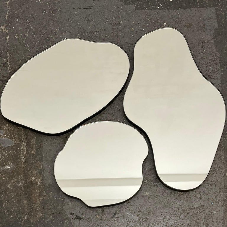 5 Pièces Feuille De Miroir Irrégulière Miroir De Bureau Portatif Miroir