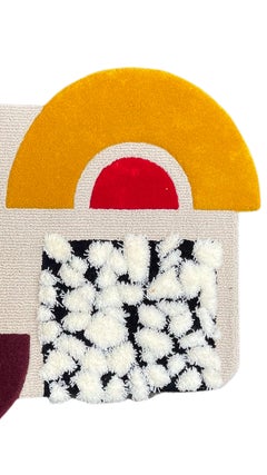 Tappeto in lana in stile moderno dalle forme irregolari di RAG home