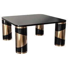 "Irresistibile" Coffee Table With Bronze, Handcrafted, Istanbul