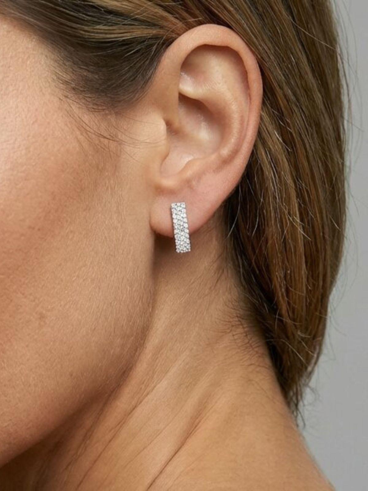 0.15ctw Diamond 14k Gold Stud Earrings View 2