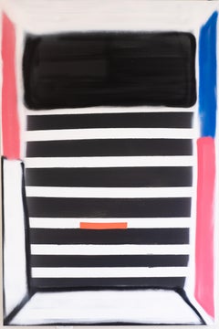 1981 Model 3, Acrylic, enamel, aerosol and fabric on canvas, 100 x 150 cm, 2021
