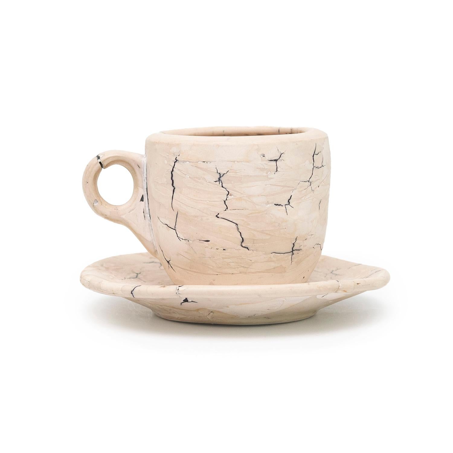 Irv Tepper
Cup and Saucer
porcelain, glaze
3.25 x 5.25 x 5.25