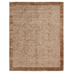 Tappeto Irvine in juta e cotone, tessuto a mano, stile contemporaneo, tinta unita, 2' 6" x 8' 0", marrone