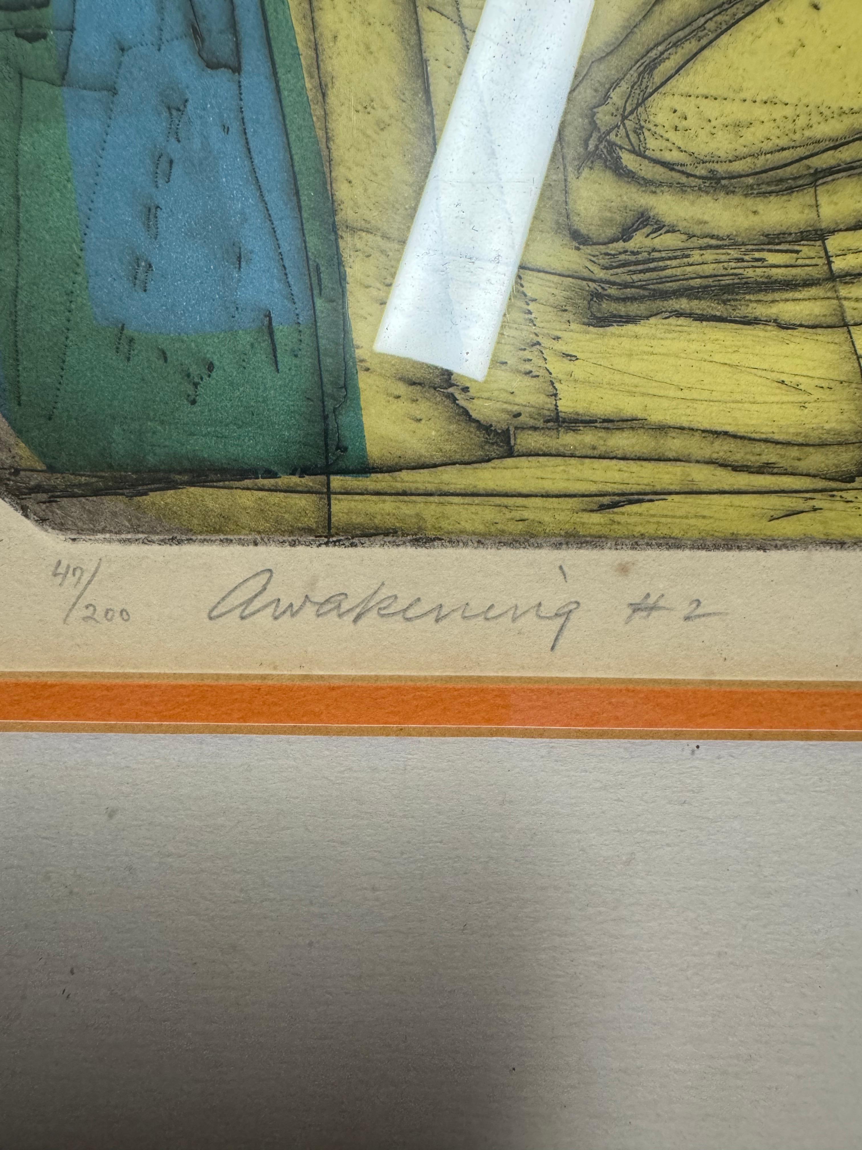 Irving Amen Radierung 