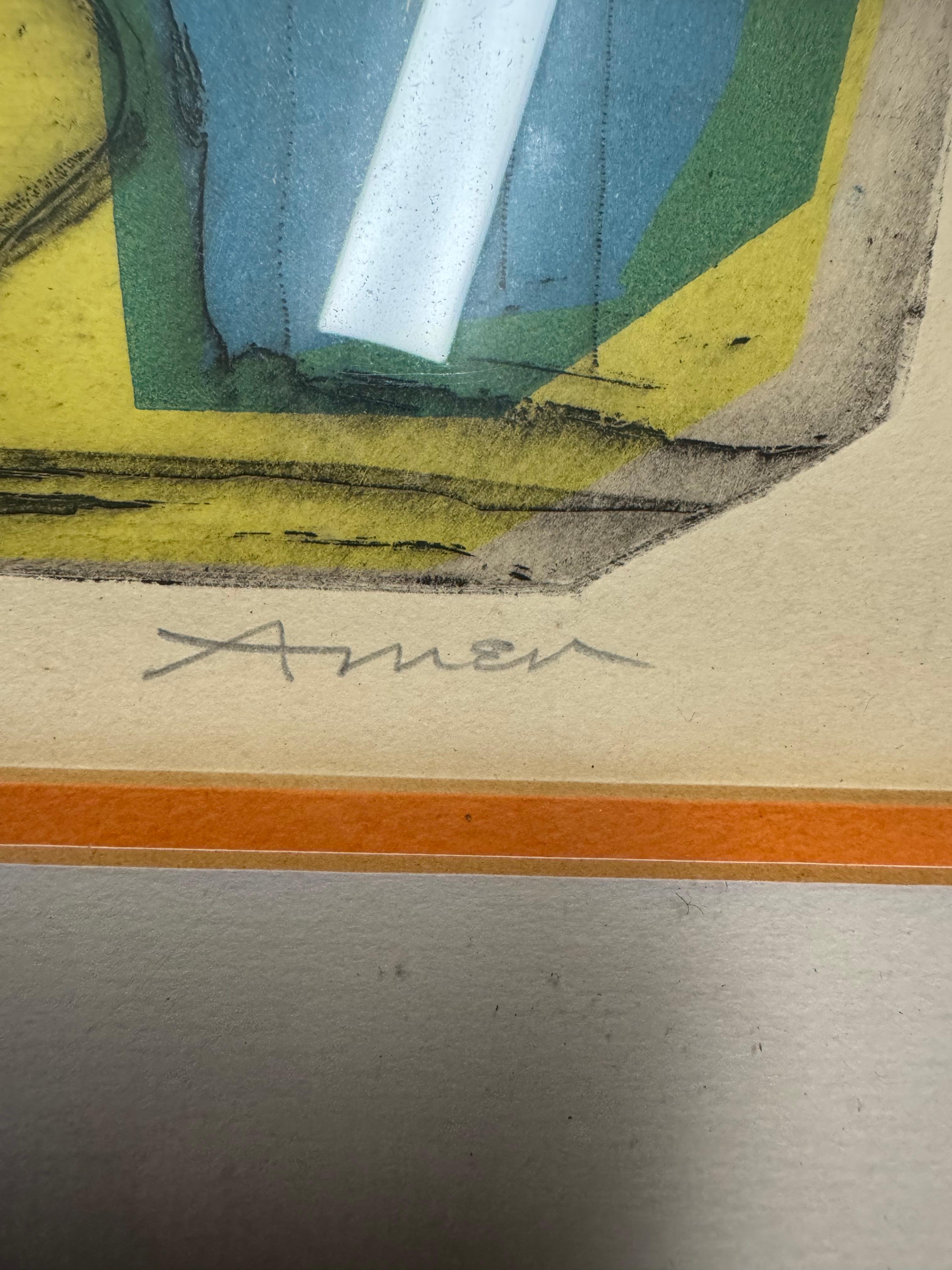 Irving Amen Radierung 