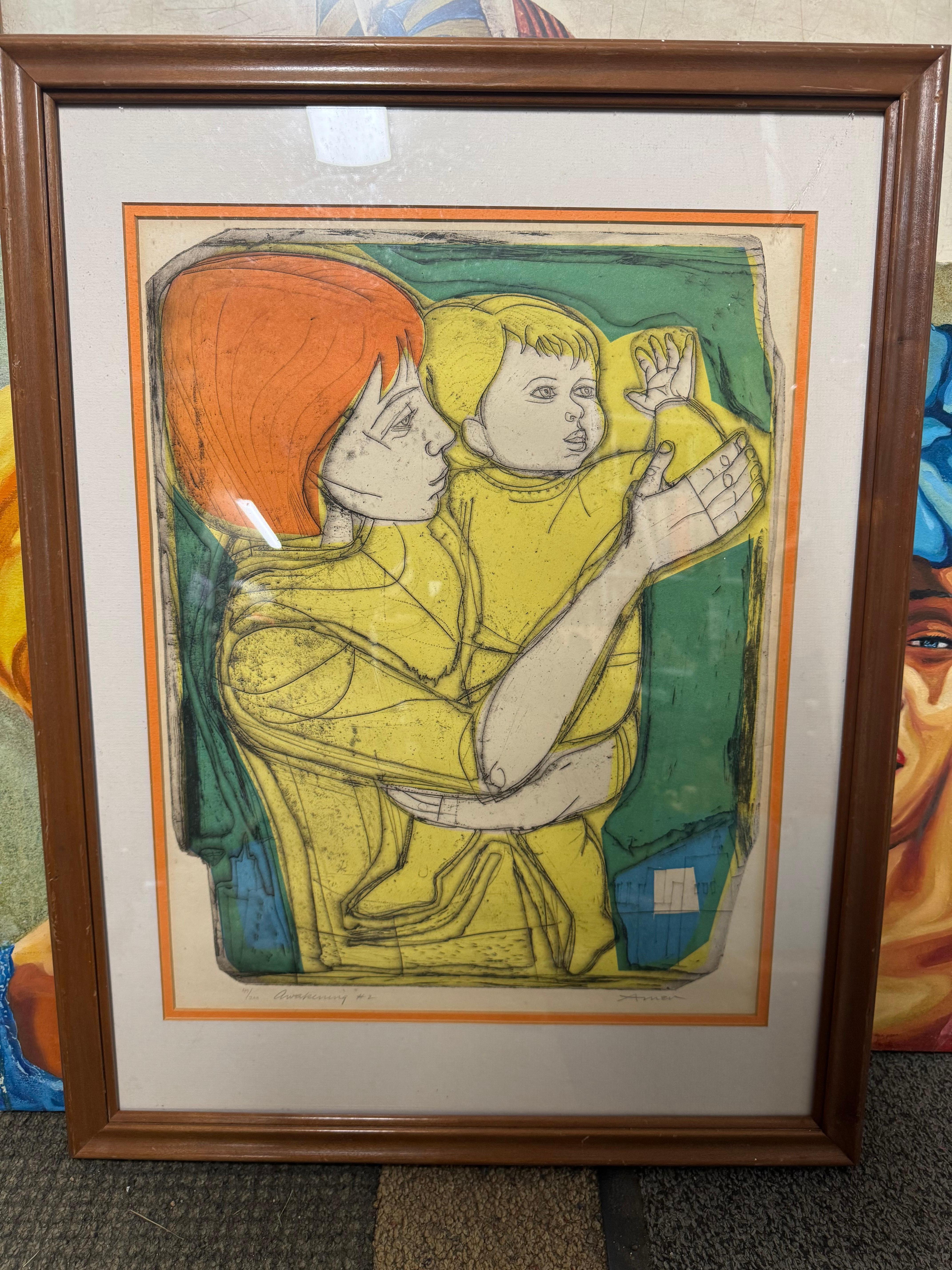 Irving Amen Radierung 