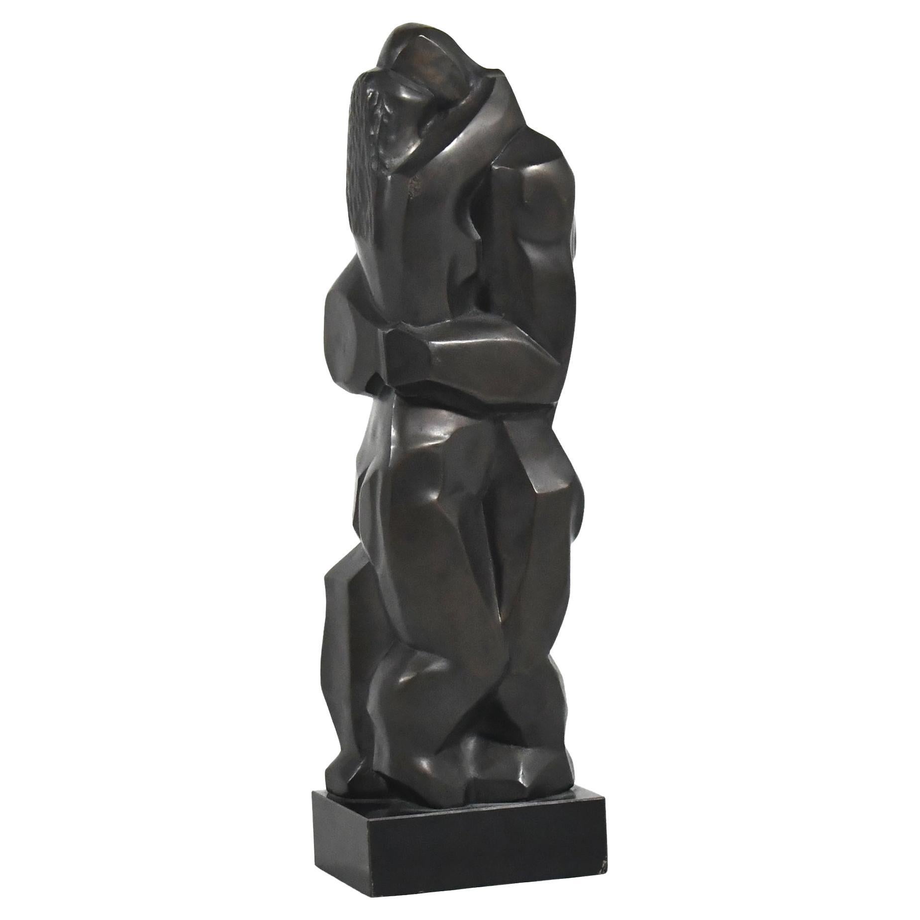Irving Amen "The Embrace" Bronze Sculpture