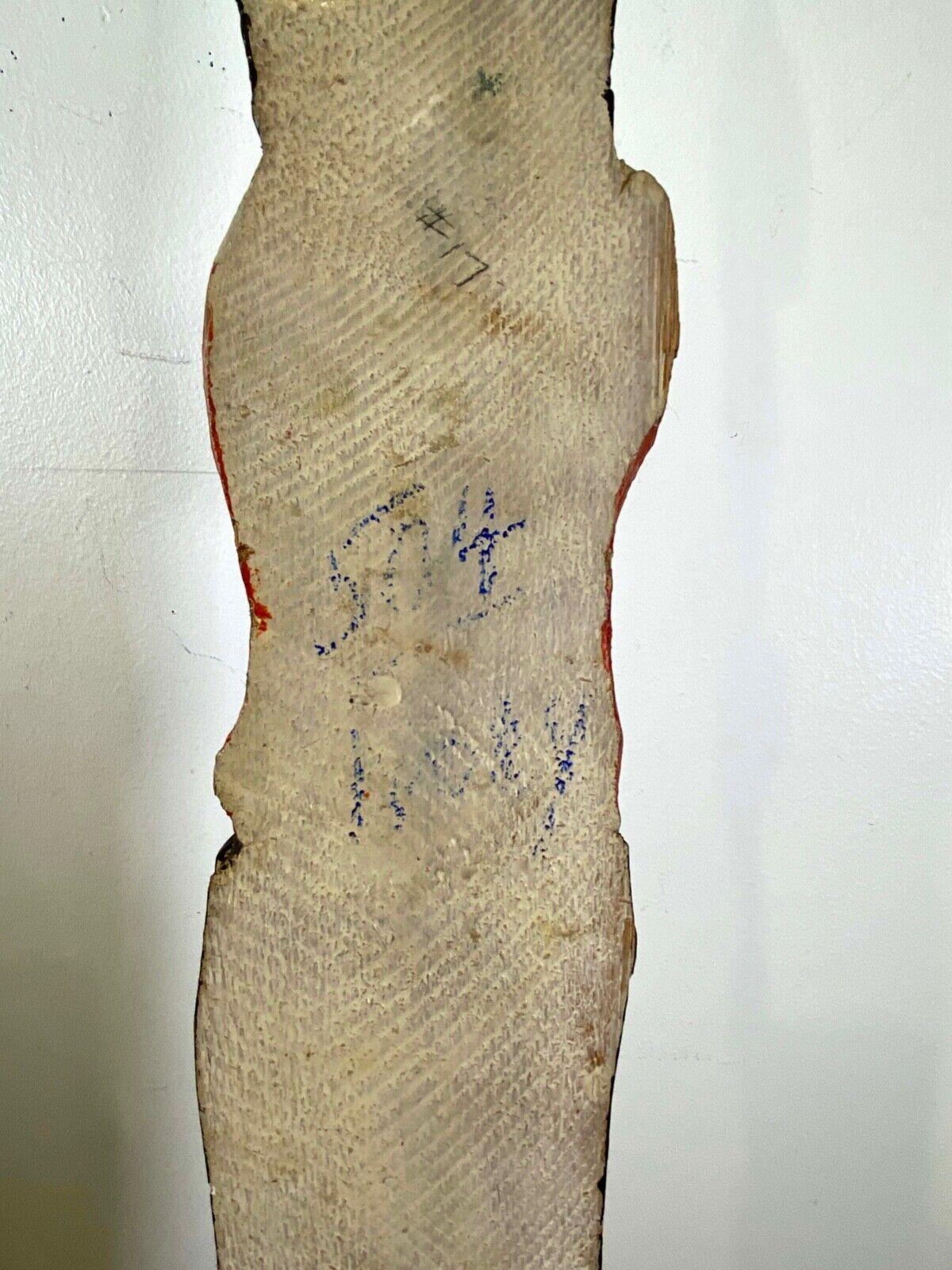 Irving Berg Signed Mid Century Modernist Monumental Wooden Carved Totem Pole 3
