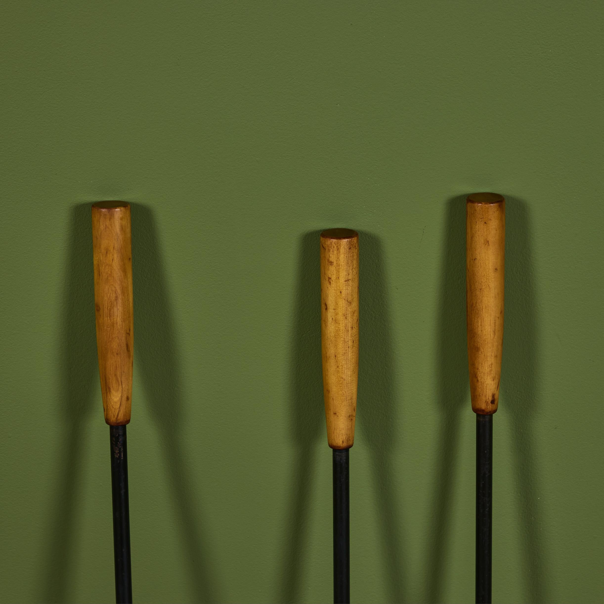 Ensemble d'outils de cheminée Irving Harper de George Nelson Associates pour Howard Miller en vente 2