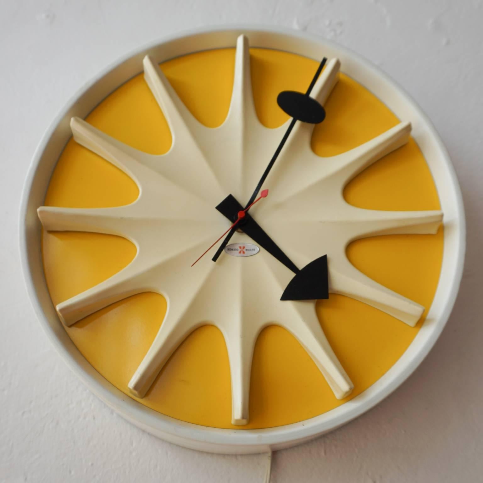 Mid-Century Modern Irving Harper for George Nelson Wall Clock, 1959