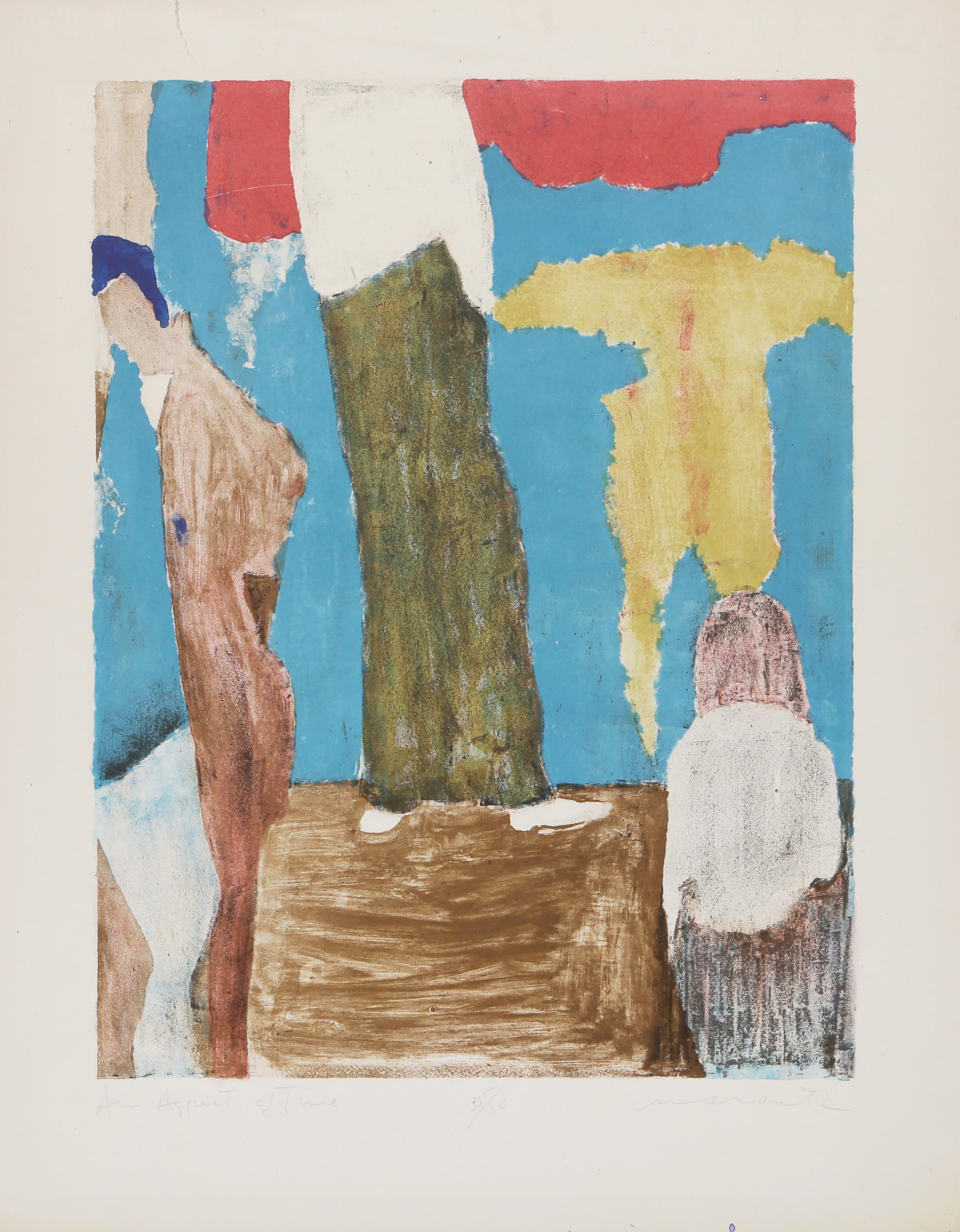 An Aspect of Time, Modern Lithograph by Irving Marantz For Sale 2