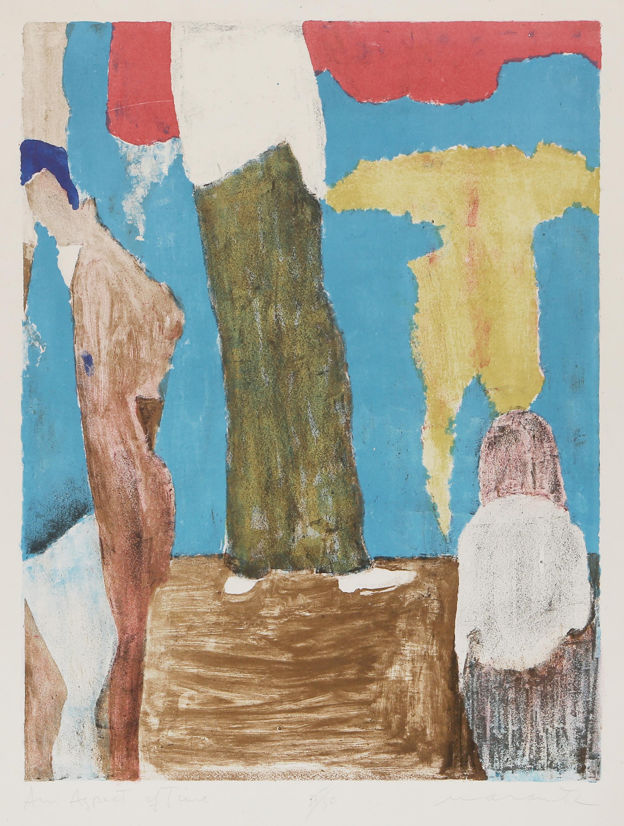 Irving Marantz, American (1912 - 1972) - An Aspect of Time, Medium:  Lithograph on BFK Rives, signed, titled and numbered in pencil, Edition:  35/50, Image Size:  19.5 x 15 inches, Size:  25 x 19.5 in. (63.5 x 49.53 cm) 