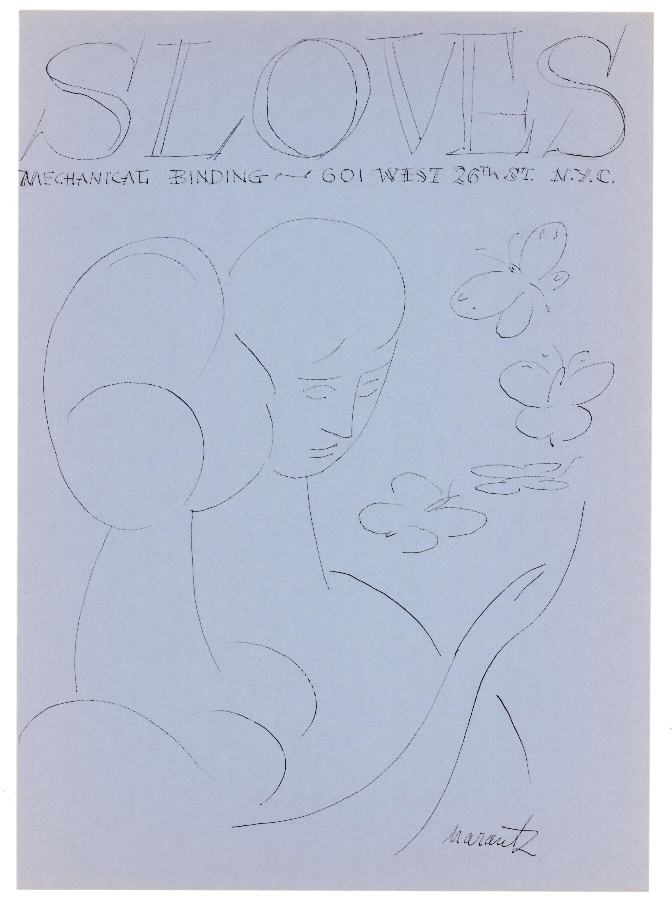 litografia originale - Print di Irving Marantz