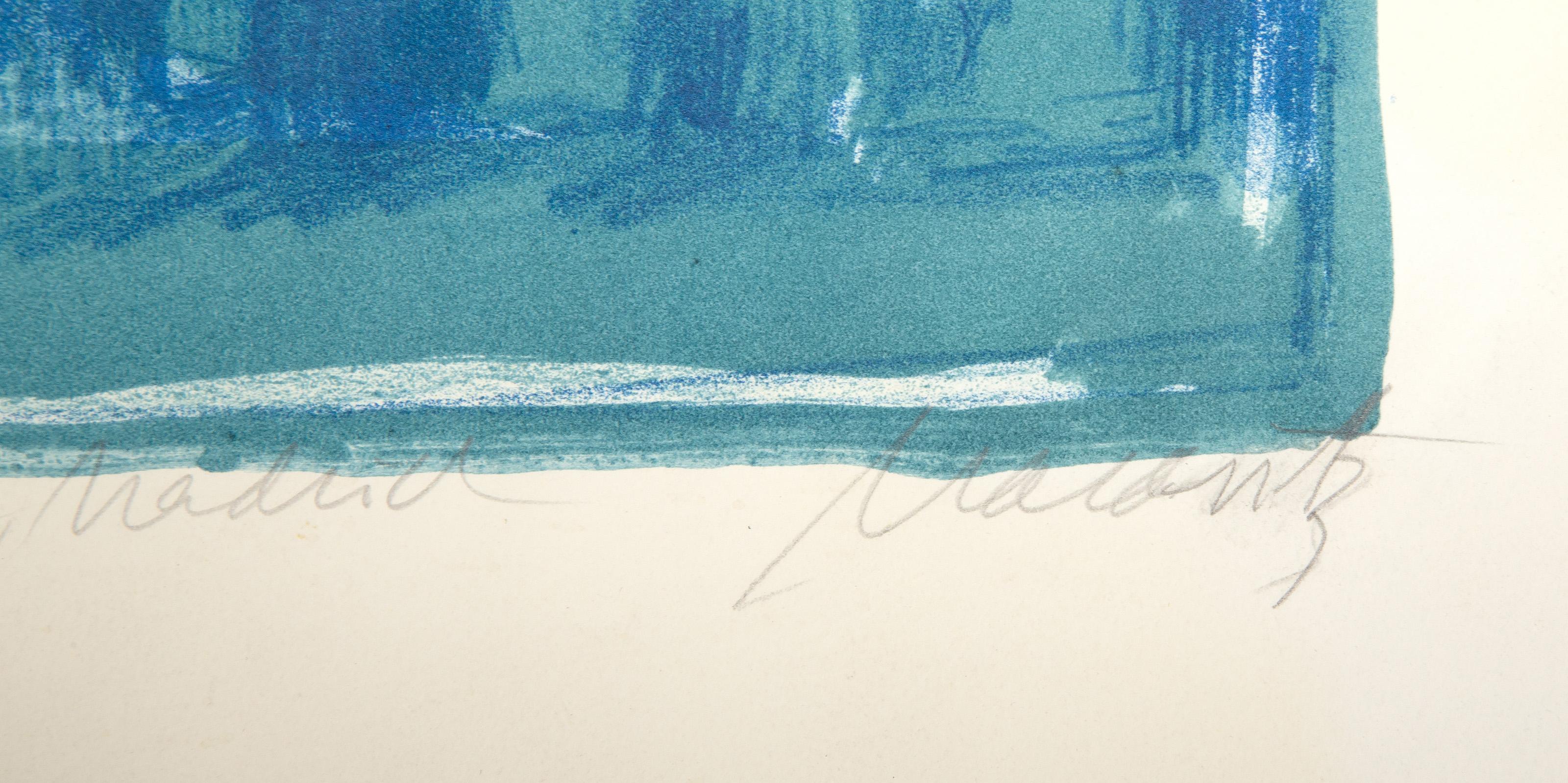 Scena di strada, Madrid, Litografia moderna di Irving Marantz in vendita 2