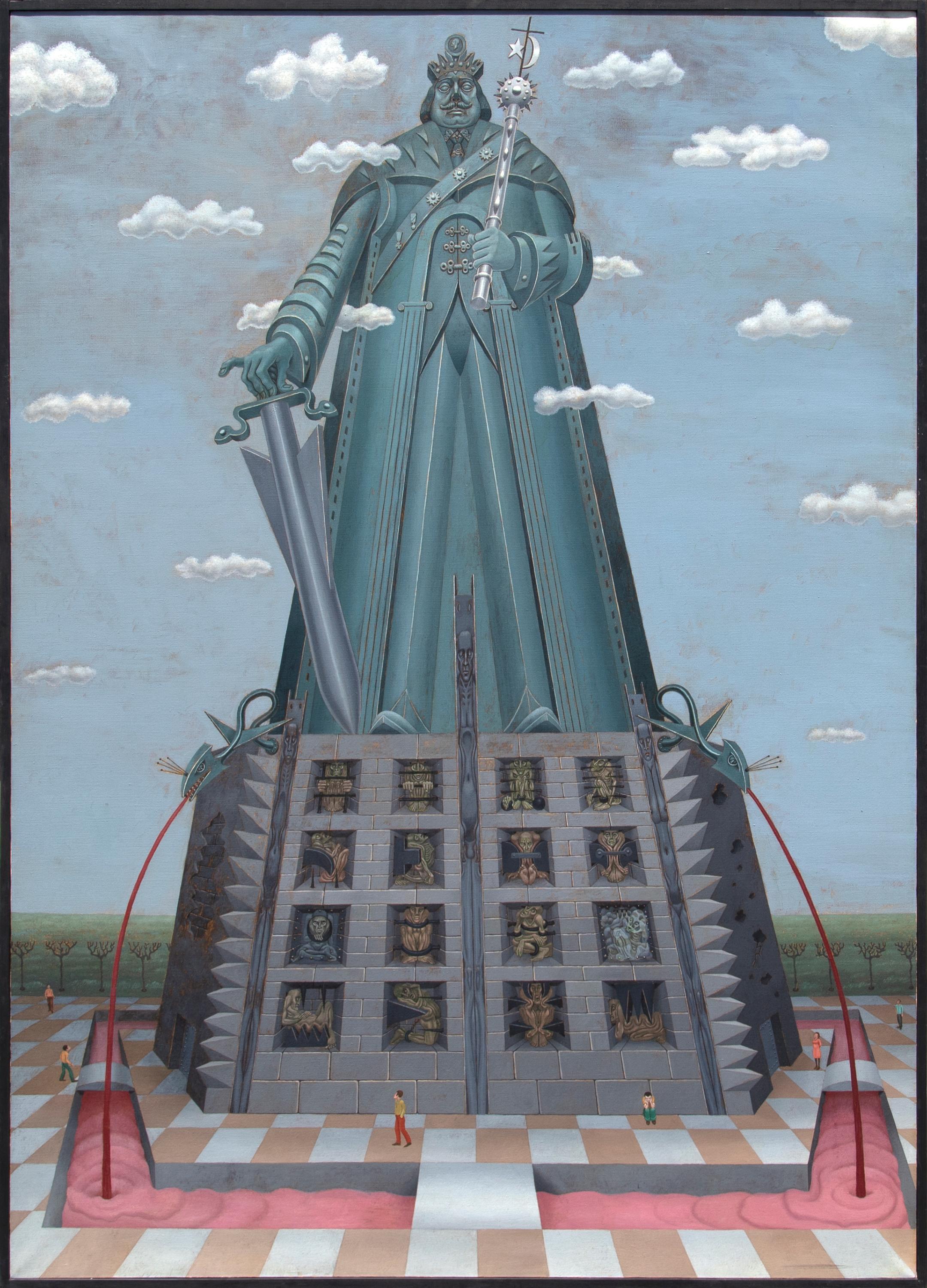 Monumental - Painting by Irving Norman