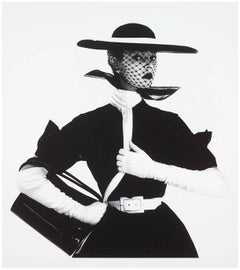 B&W Fashion with Handbag, Jean Patchett