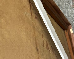 Irving Petlin Signed 1951 Oil on Canvas Abstract Painting