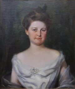 A Society Matron is a Portrait of a Woman by Irving Wiles