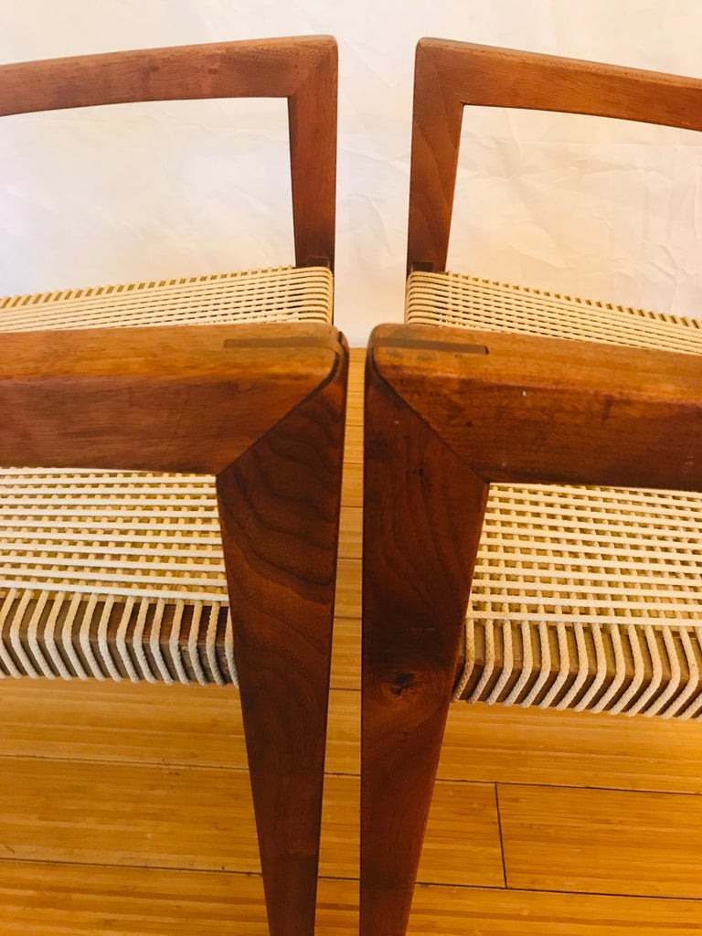 Irving Sabo Studio Craft Design Wood + String Chairs For Sale at 1stDibs