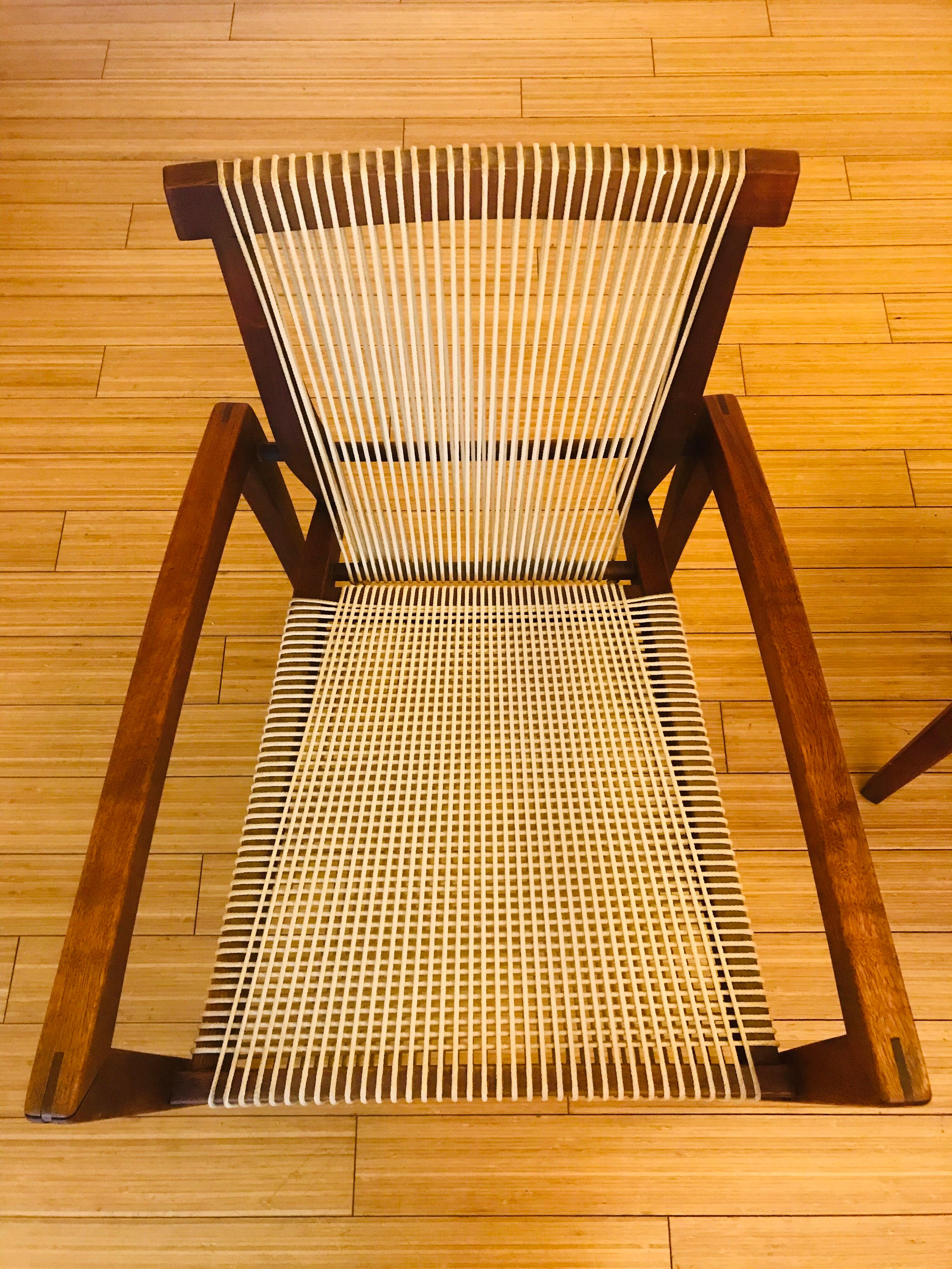 American Mid Century Modern Studio Craft Chairs Irving Sabo  For Sale