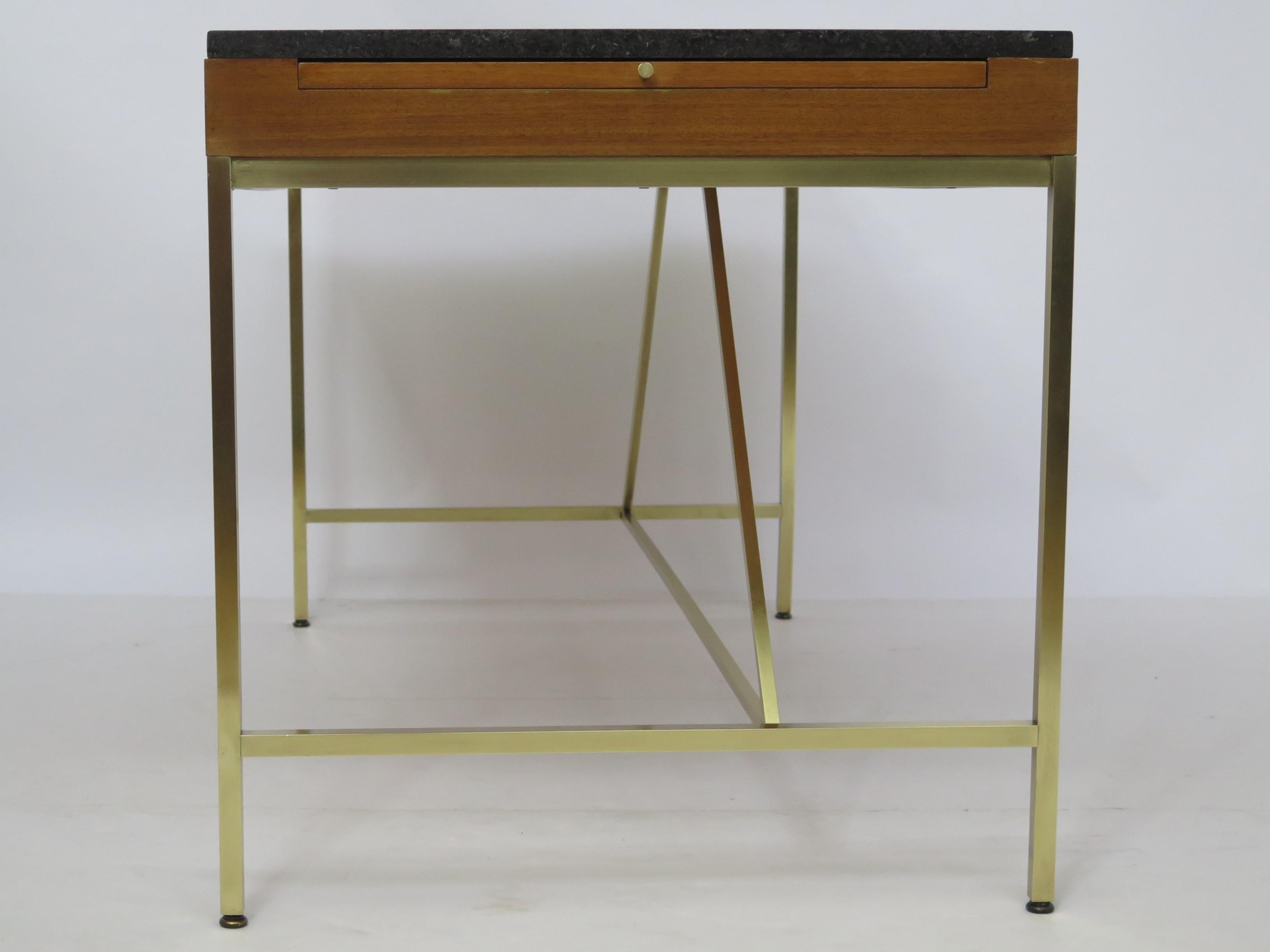 Woodwork Table Desk, The Irwin Collection for Calvin Furniture by Paul McCobb