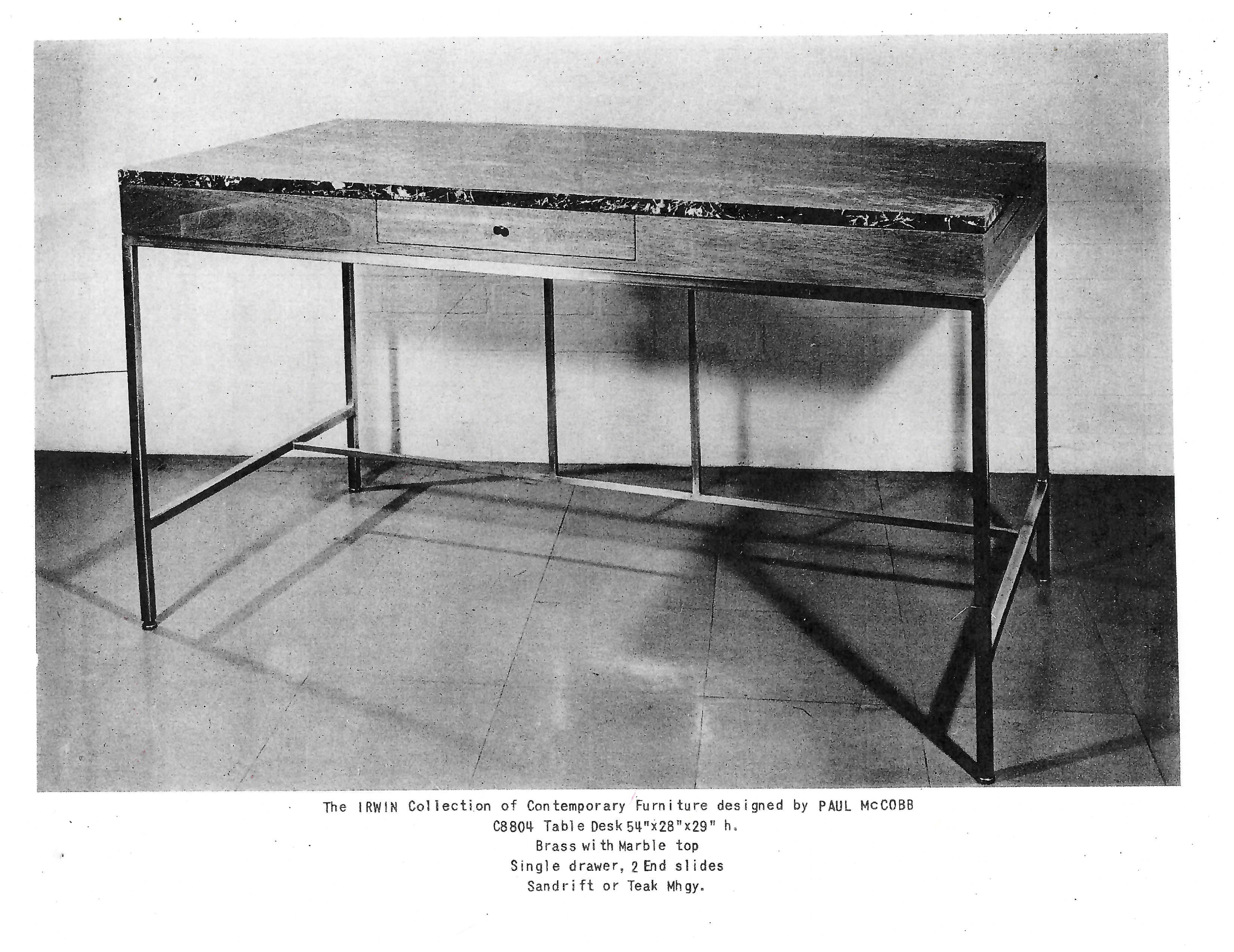 Table Desk, The Irwin Collection for Calvin Furniture by Paul McCobb 11