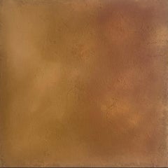 Golden Sand Effect Abstract Textured Painting