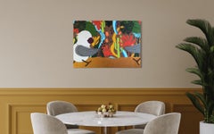 Original Painting HONEY, WAIT! Parrot Animal Tropical