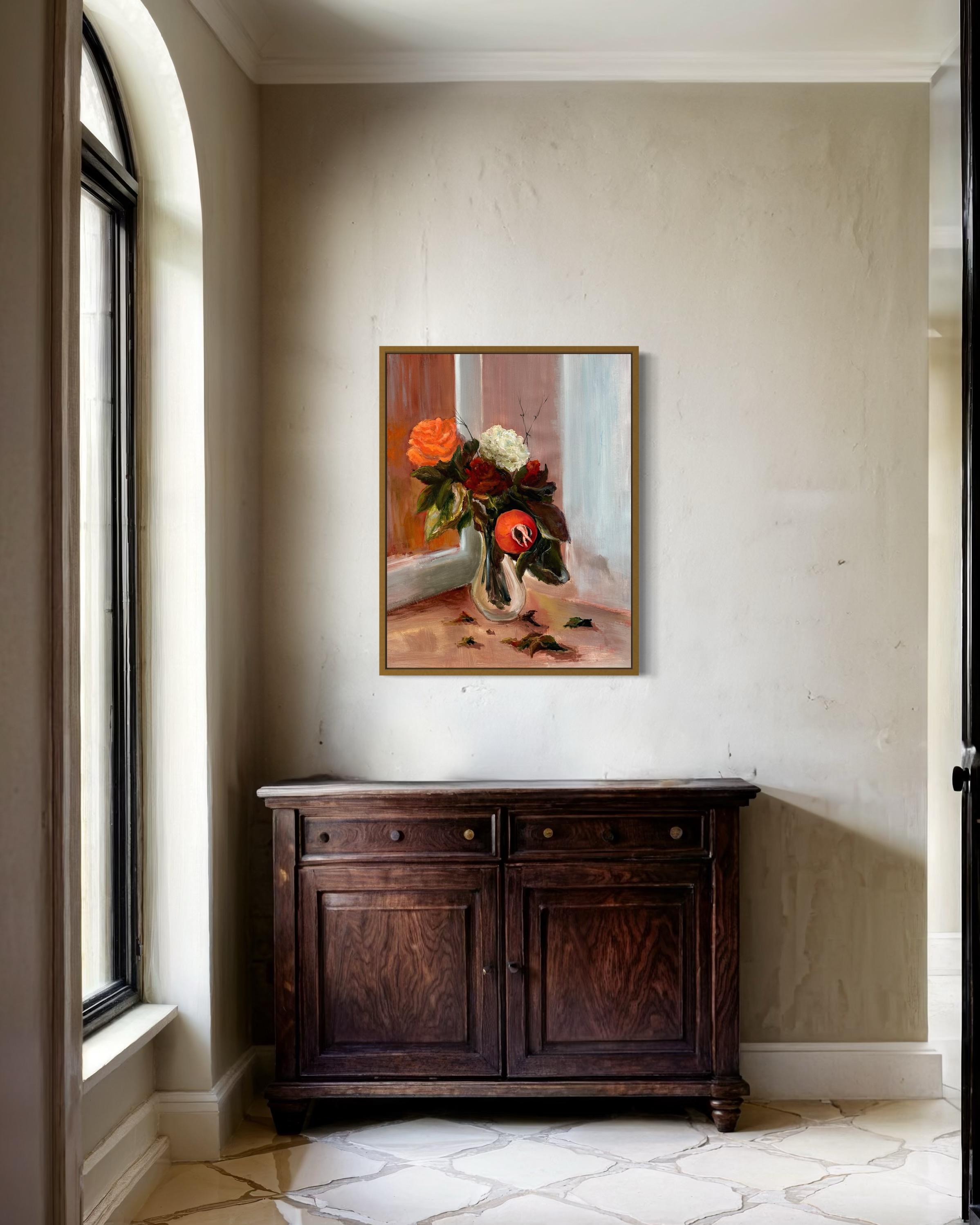 Autumn’s Kiss. Floral  Original paintings For Sale 2