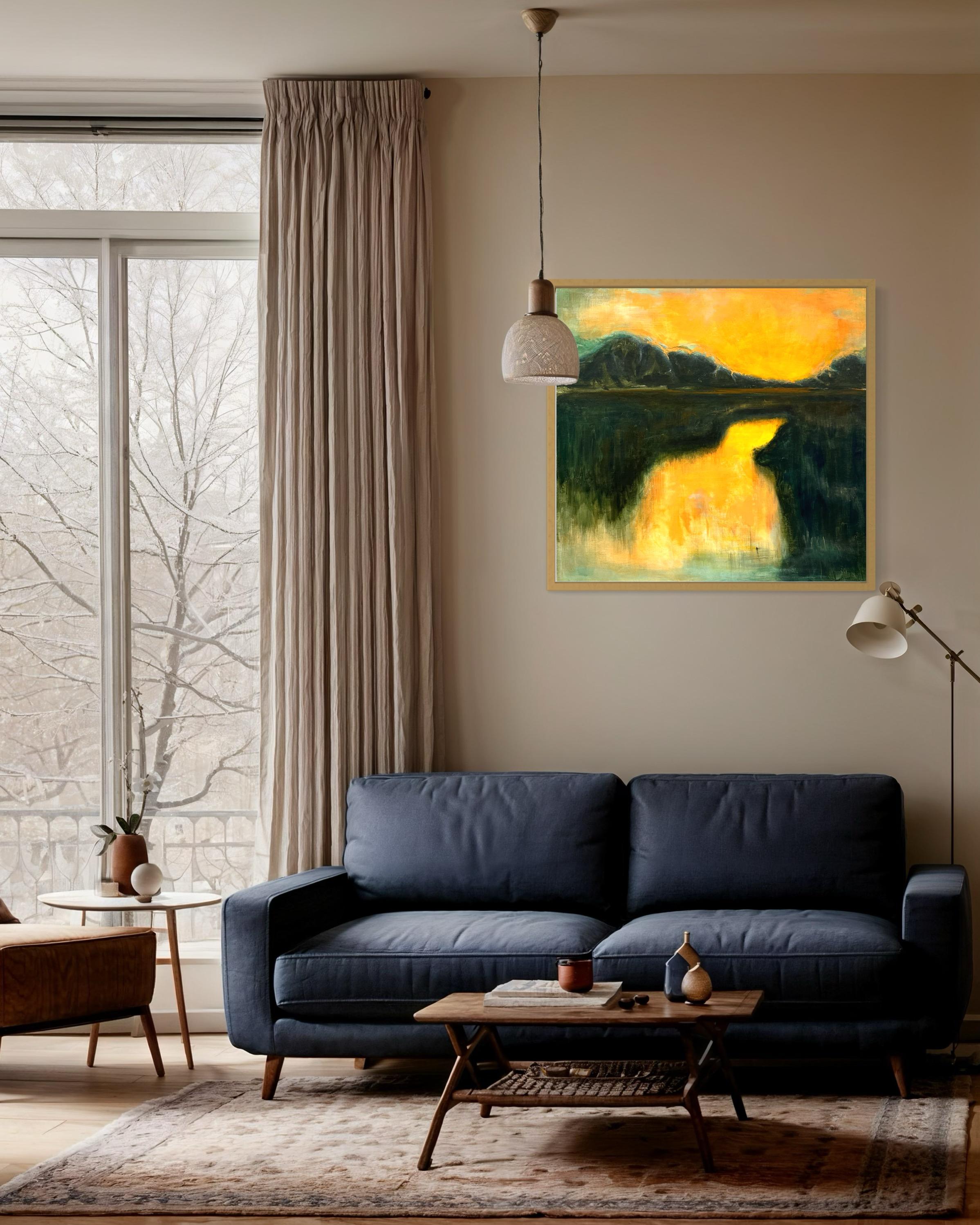 Inizia a brillare - Painting Astratto di Iryna Bondar