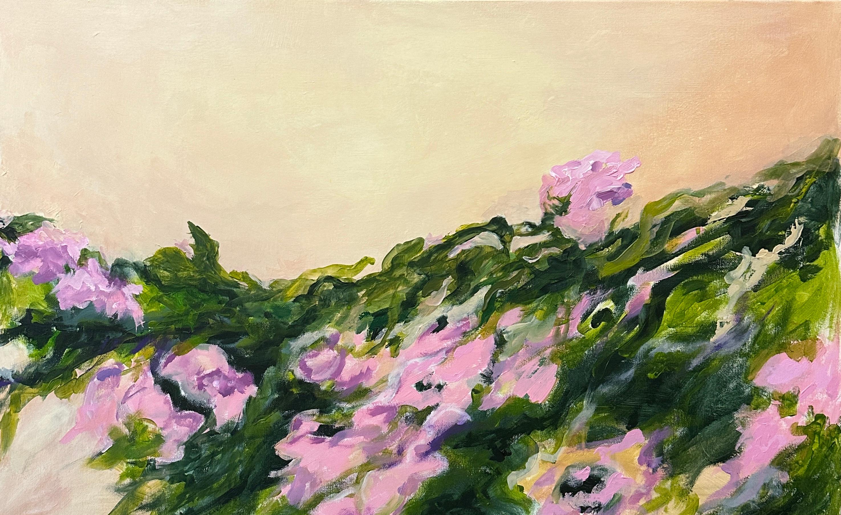 Flores trepadoras. Díptico  de Floral  Pinturas originales - Painting de Iryna Bondar