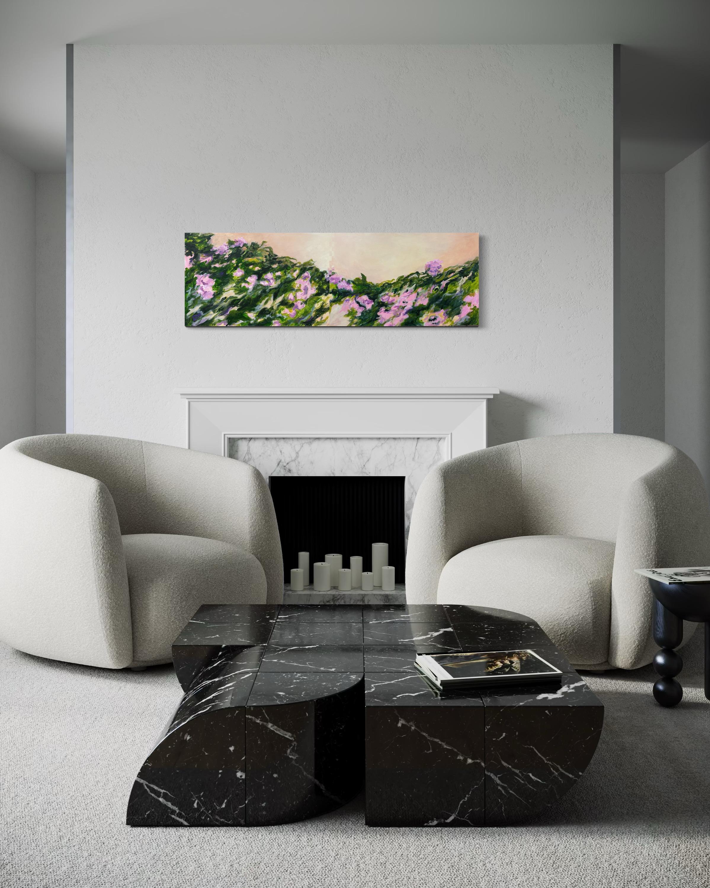 Flores trepadoras. Díptico  de Floral  Pinturas originales en venta 2