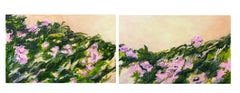 Fiori rampicanti. Dittico  di Floreale  Dipinti originali