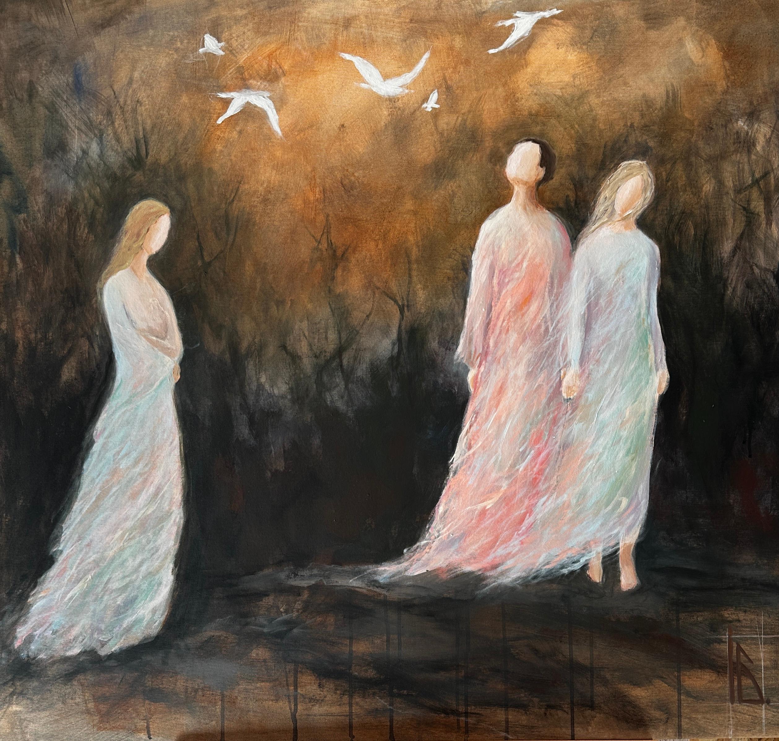 Iryna Bondar Figurative Painting - Different but Kindred ІІ