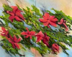 Diptych Petunia