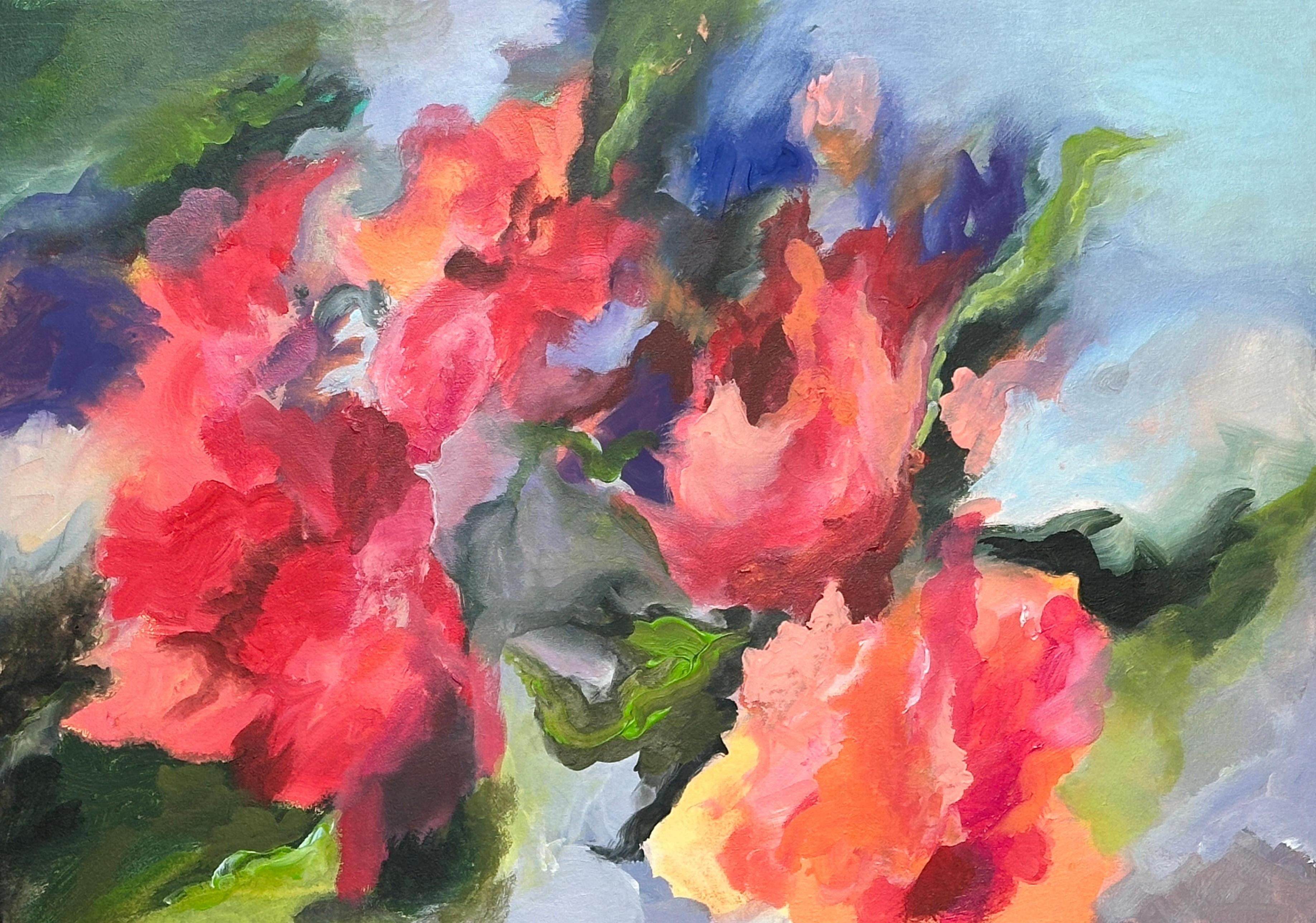 Fucsia - Painting de Iryna Bondar