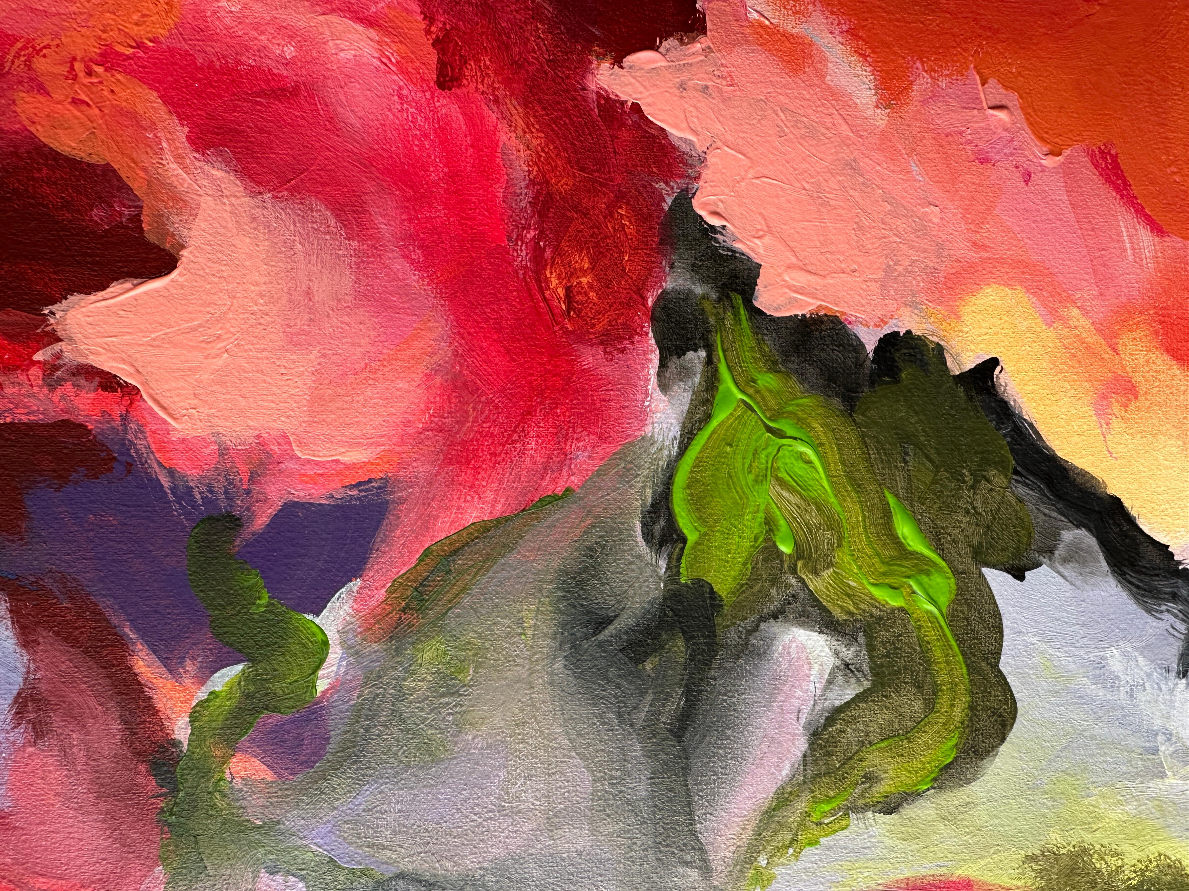 Fucsia - Painting Contemporáneo de Iryna Bondar