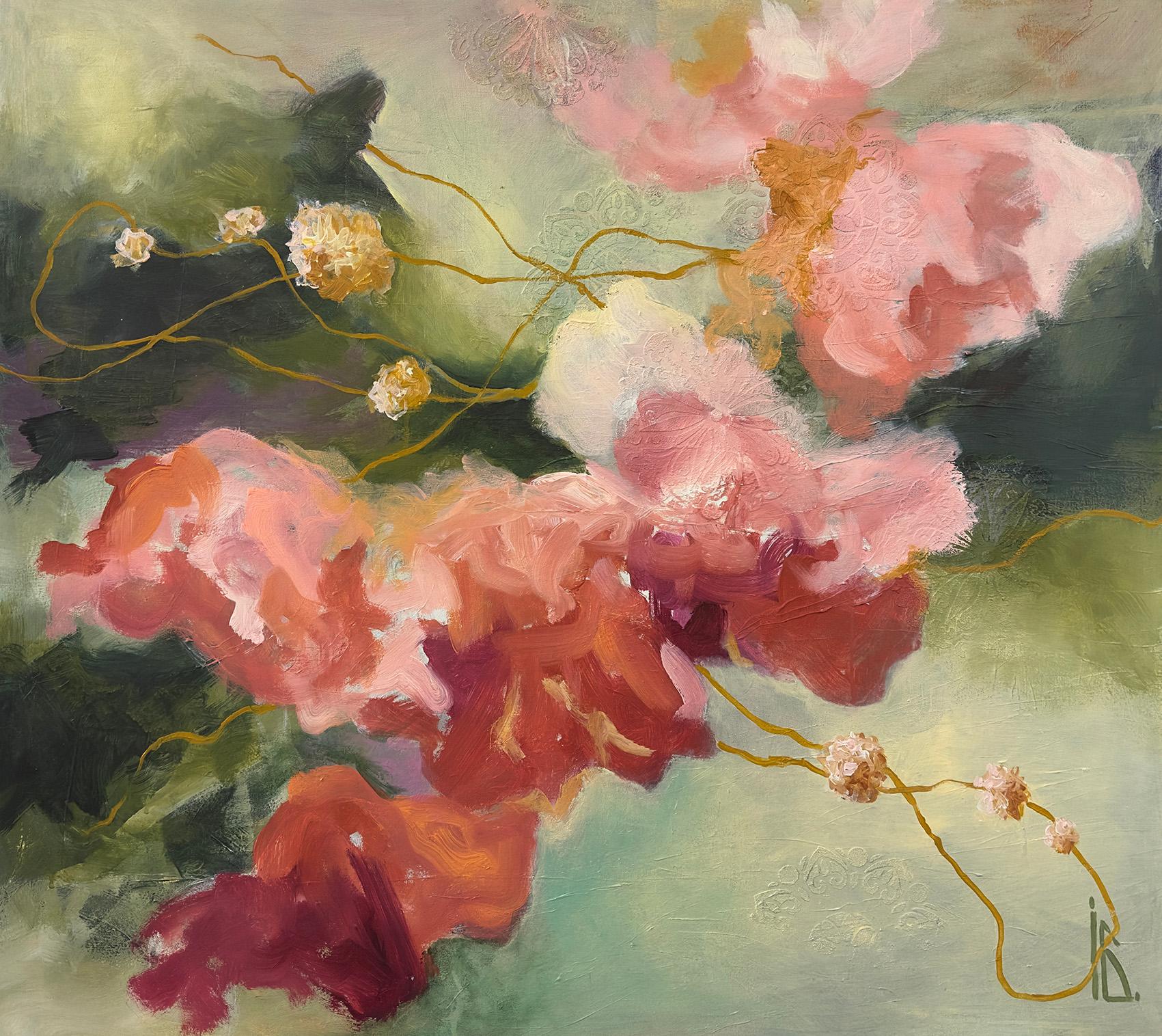 Iryna Bondar Still-Life Painting - Golden Thread