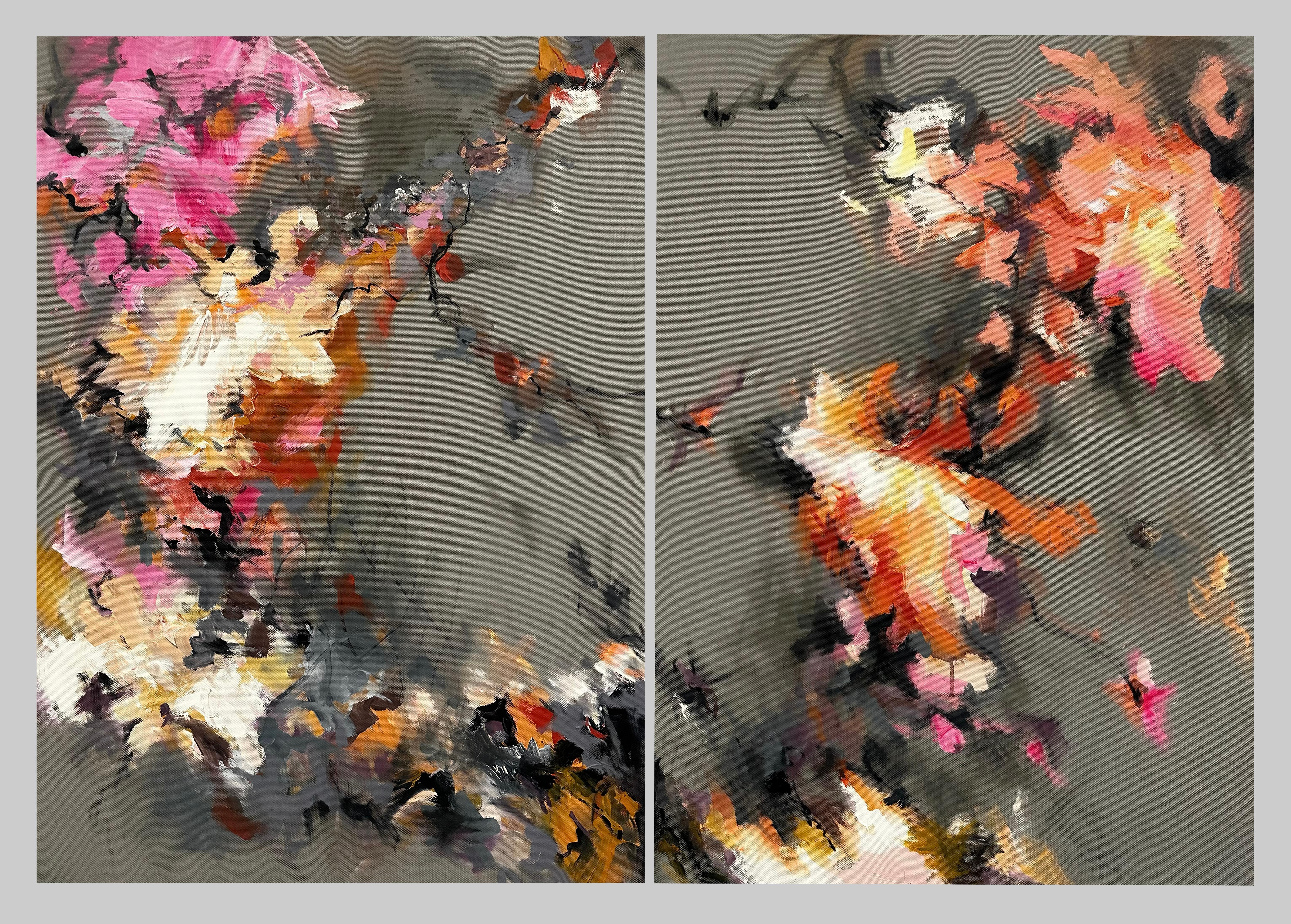 Iryna Bondar Abstract Painting - Immersion