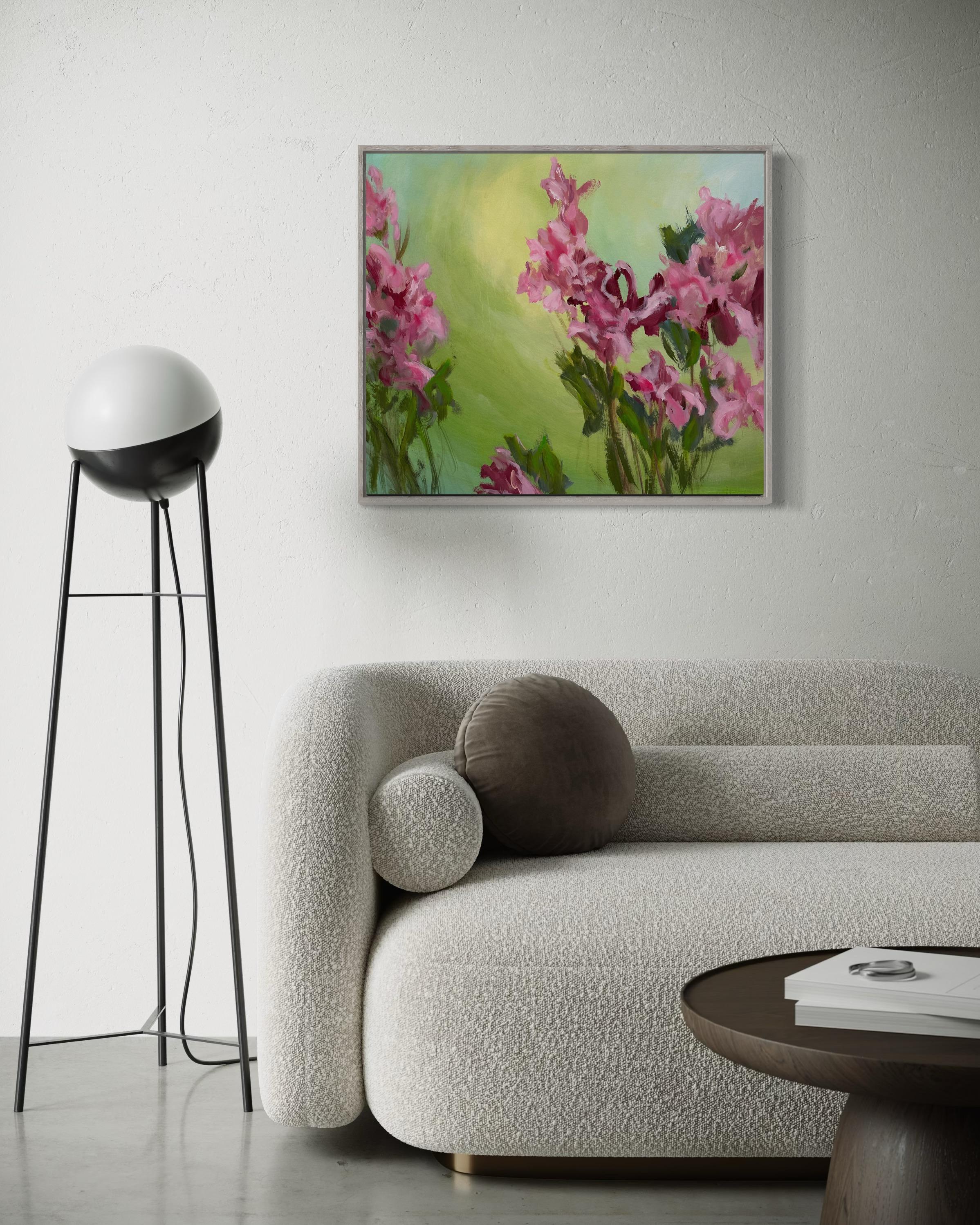 Iris   Peintures florales originales en vente 5