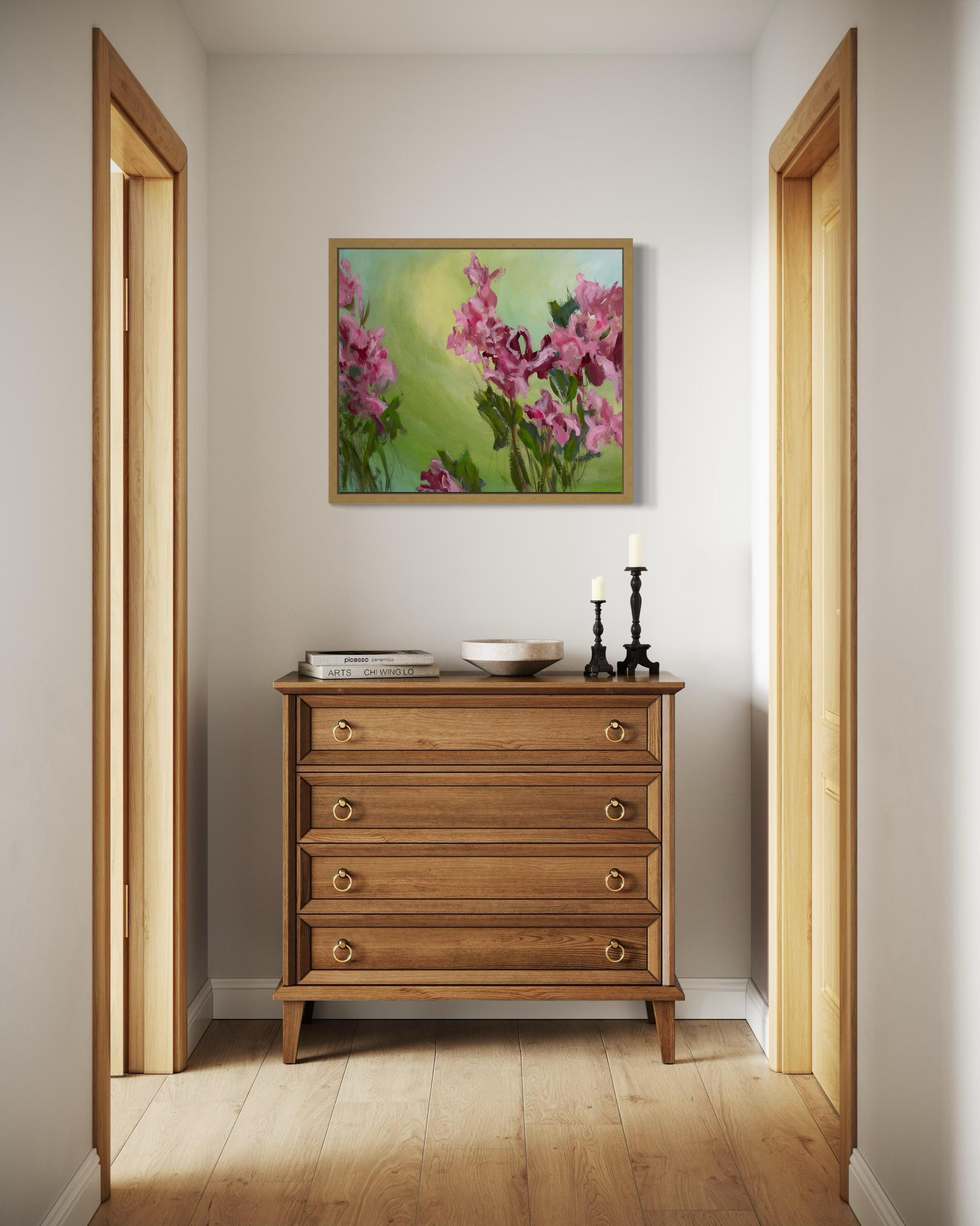 Iris   Peintures florales originales en vente 9