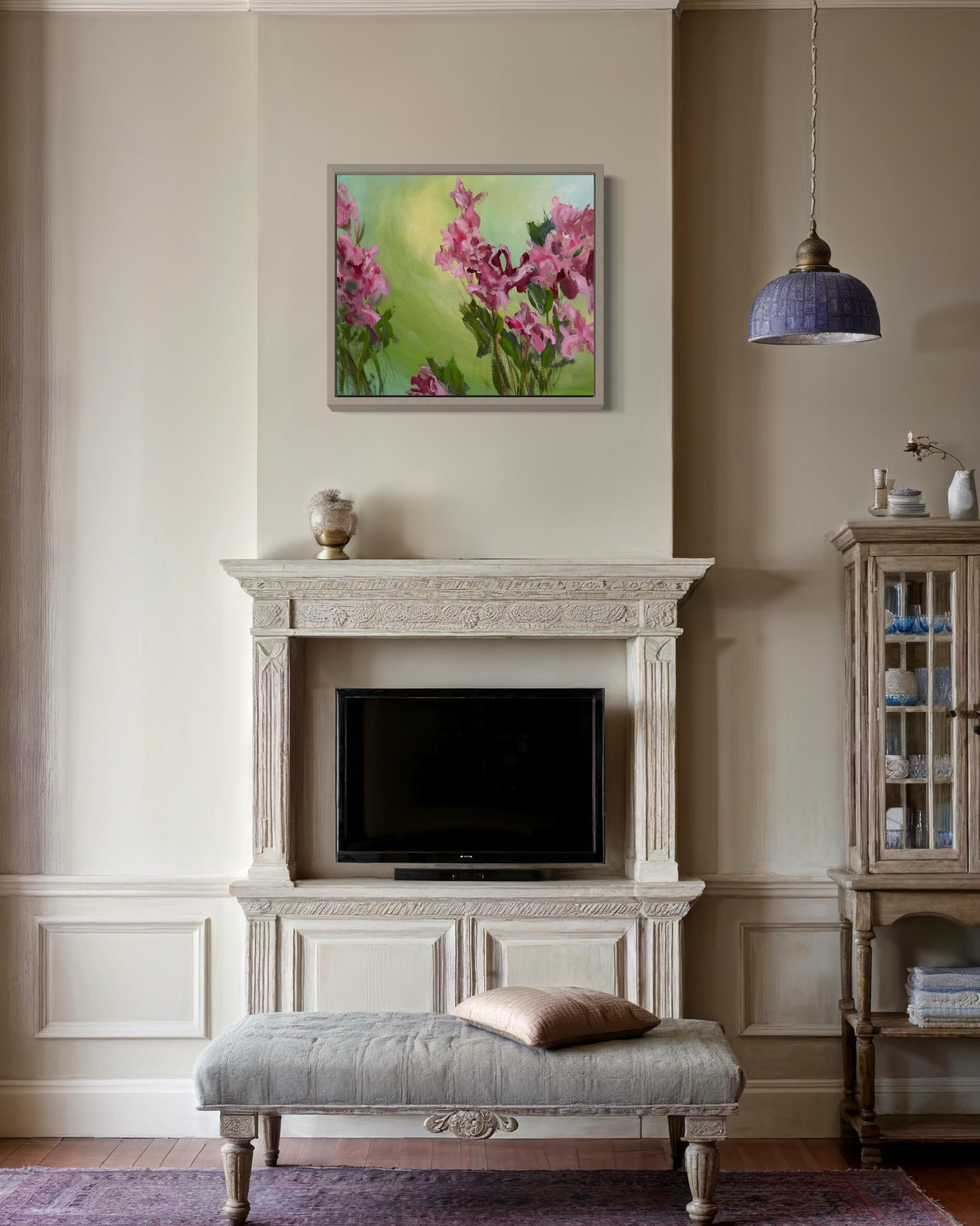 Iris   Peintures florales originales en vente 10