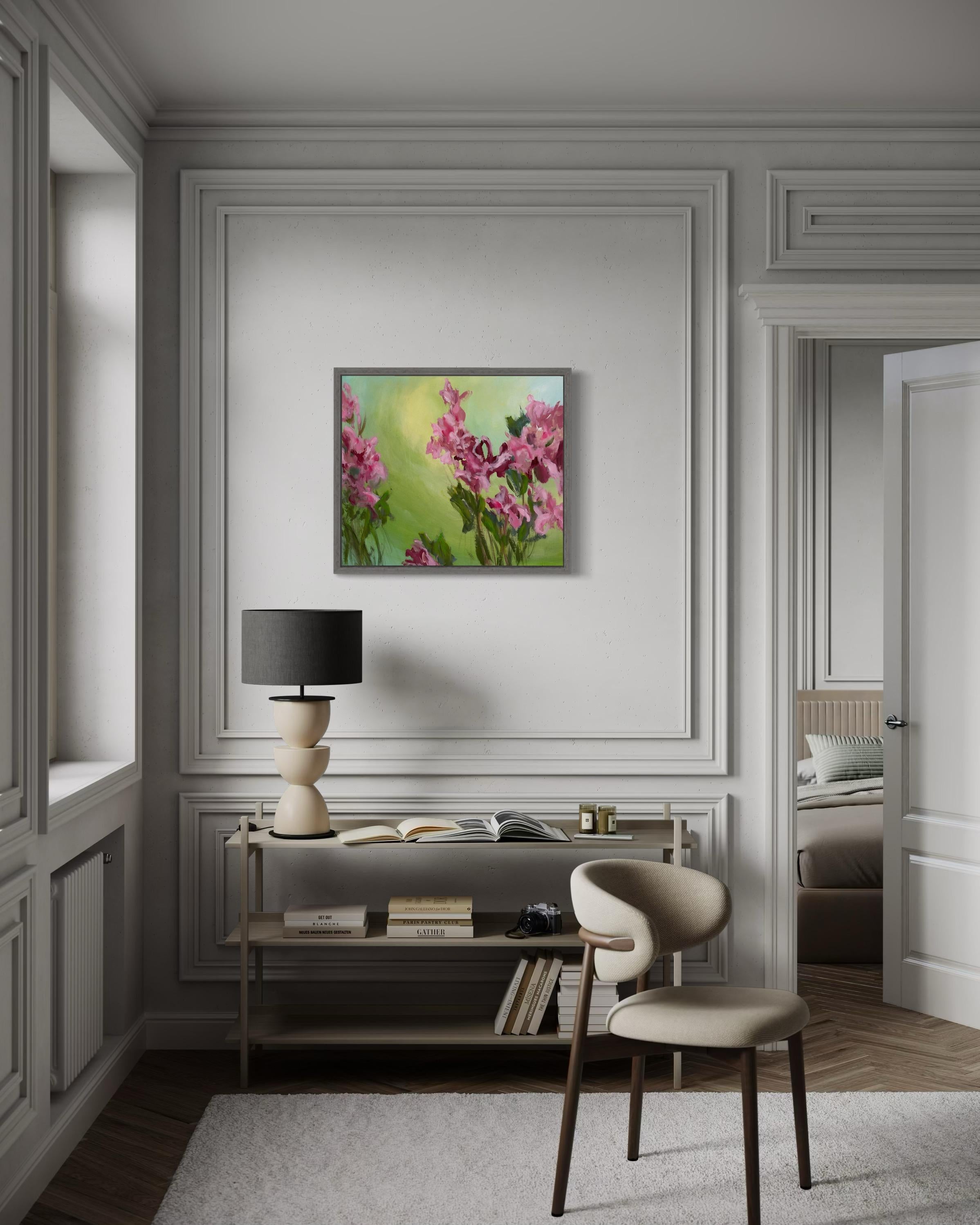 Iris   Peintures florales originales en vente 11